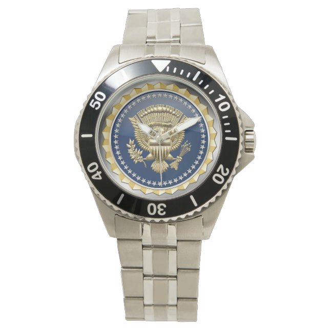 Reloj De Pulsera [400] Insignia del Servicio Presidencial [PSB] (Anverso)