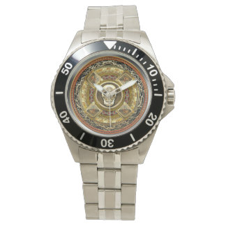 Reloj De Pulsera [400] Mictlantecuhtli - Dios azteca de la muerte