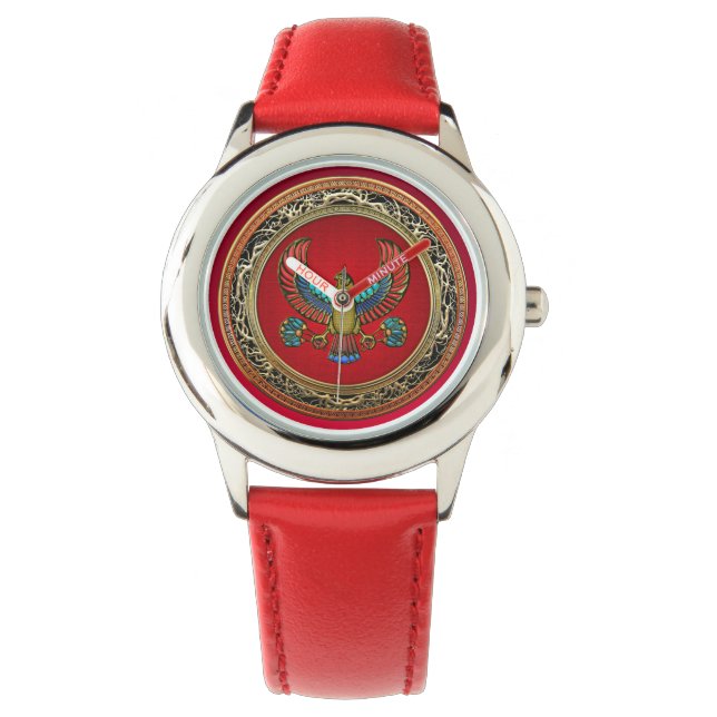 Reloj De Pulsera [400] Tesoro: Halcón Egipcio (Anverso)