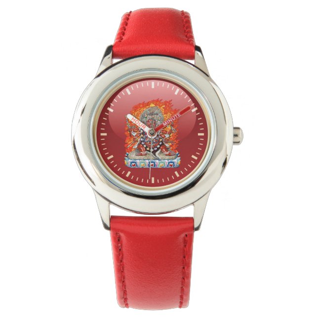 Reloj De Pulsera [400] Thangka tibetano - Deidad furiosa Hayagriva (Anverso)