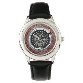 Reloj De Pulsera [400] Vegvisir - Viking Silver Magic Runic Compass