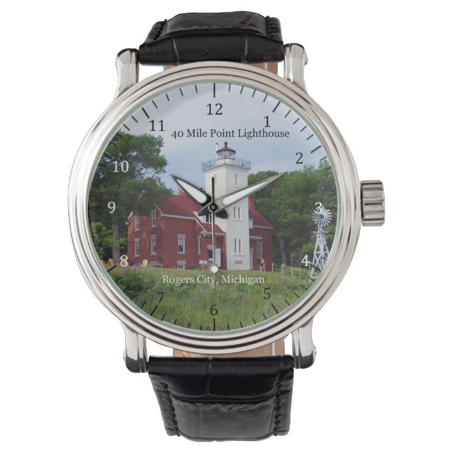 Reloj De Pulsera 40 Mile Point Lighthouse watch (Anverso)