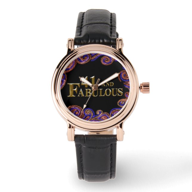 Reloj De Pulsera 41 cumpleaños (Anverso)