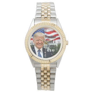 Reloj De Pulsera 45 y 47 Keepsake President Donald J Trump 2024