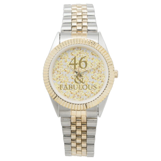 Reloj De Pulsera 46º Cumpleaños  (Anverso)