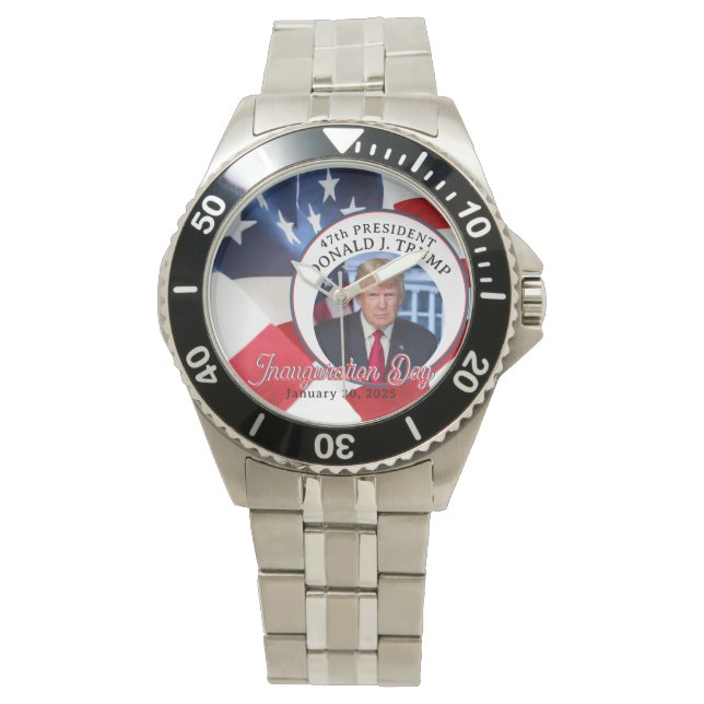 Reloj De Pulsera 47.º día de la investidura del presidente Donald J (Anverso)