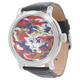 Reloj De Pulsera 4 de Julio, Día de la Independencia, Camuflaje Dor