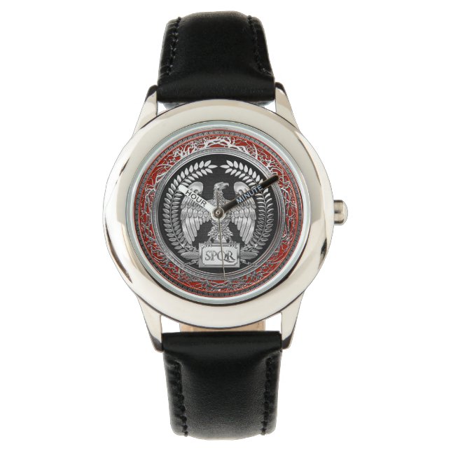 Reloj De Pulsera [500] Águila imperial romana plateada (Anverso)