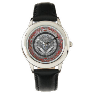 Reloj De Pulsera [500] Master Mason - Silver Square & Compass