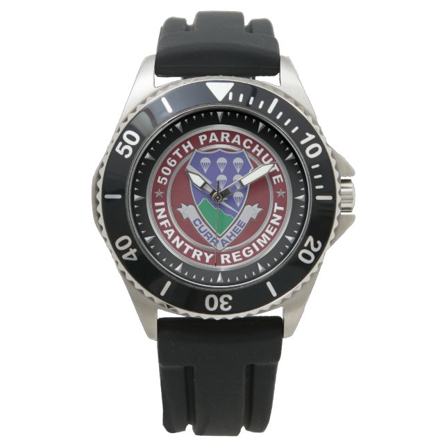 Reloj De Pulsera 506.º Regimiento de Infantería de Paracaídas (Anverso)