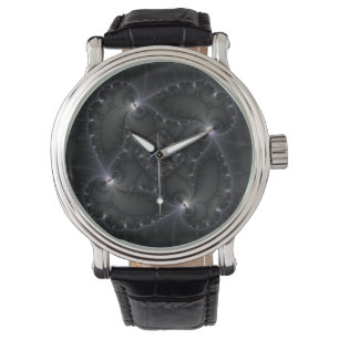 Reloj De Pulsera 50 Tonos Gris - Arte Fractal