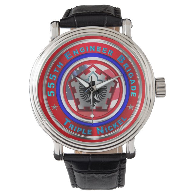 Reloj De Pulsera 555ª Brigada de Ingenieros “Triple Nickel” (Anverso)