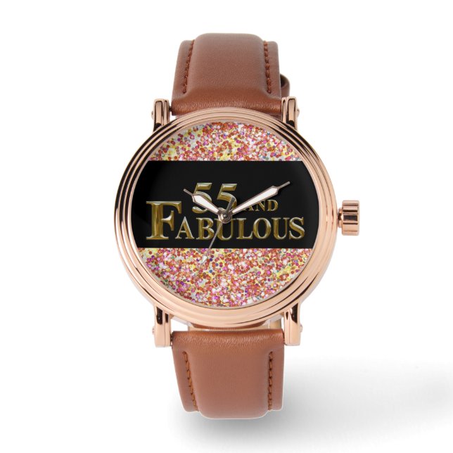 Reloj De Pulsera 55 cumpleaños (Anverso)