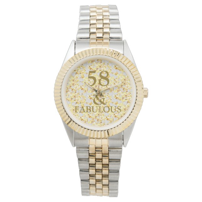 Reloj De Pulsera 58º Cumpleaños  (Anverso)