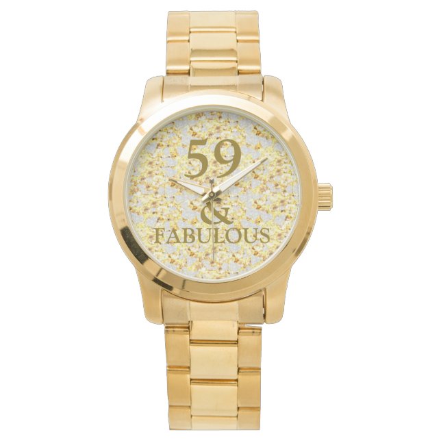 Reloj De Pulsera 59 cumpleaños (Anverso)