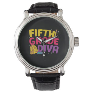 Reloj De Pulsera 5.ª Maestría Quinto Grado Diva