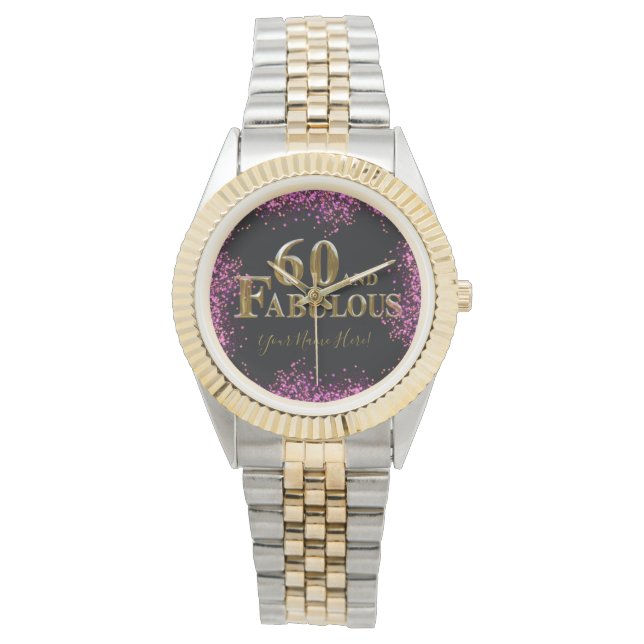 Reloj De Pulsera 60 cumpleaños (Anverso)