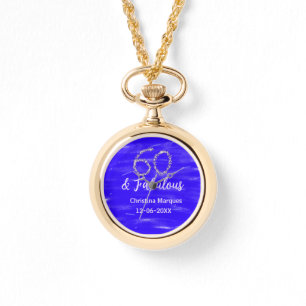 Reloj De Pulsera 60 y fabuloso cumpleaños fecha de añadir nombre de