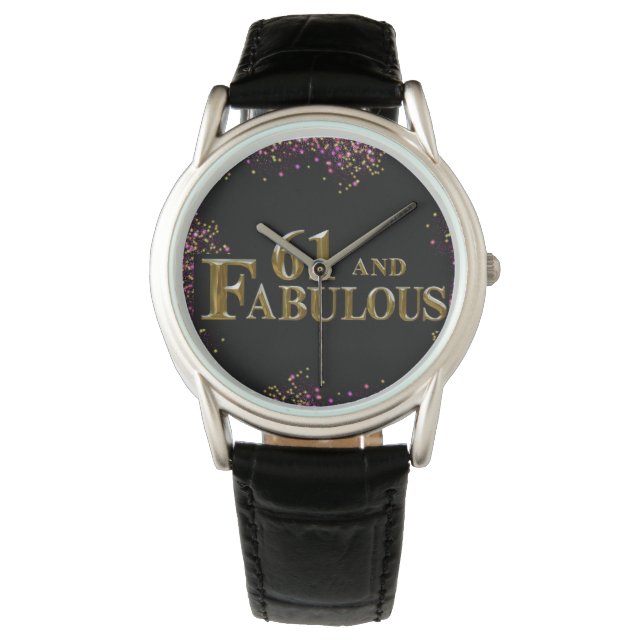 Reloj De Pulsera 61 cumpleaños (Anverso)