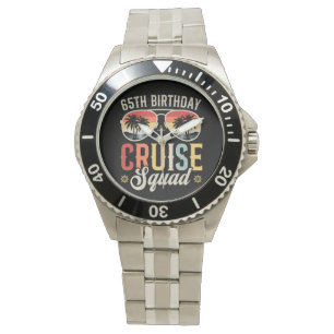 Reloj De Pulsera 65.º Nacimiento Cruise Squad Familiares Hombres