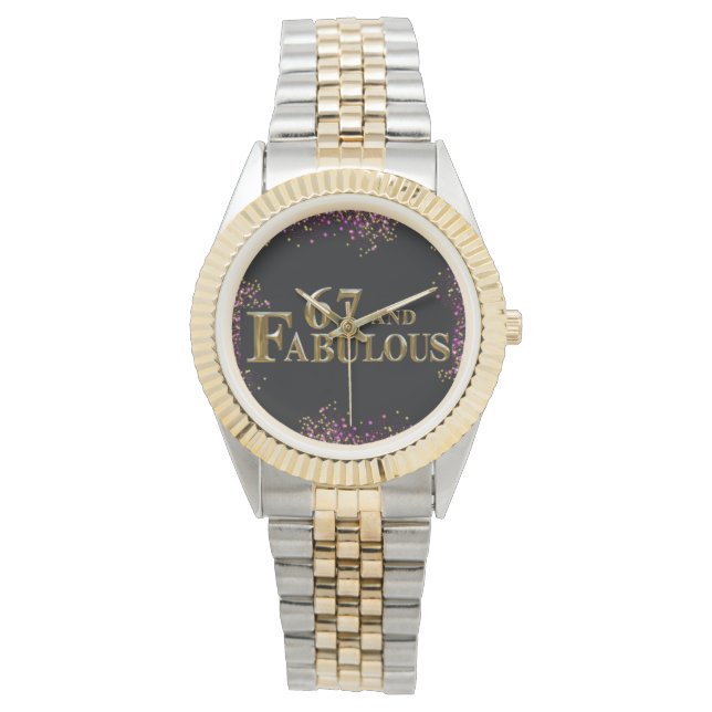Reloj De Pulsera 67 cumpleaños (Anverso)