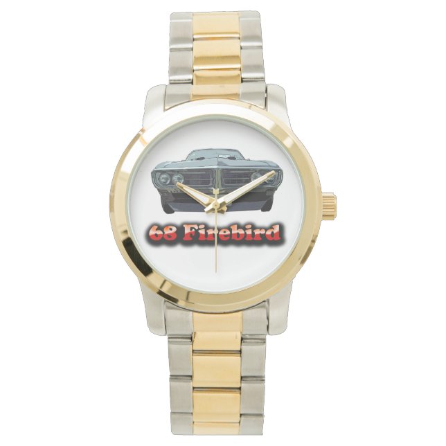 Reloj De Pulsera 68 Firebird Gold y Silver Tone Watch (Anverso)