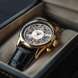 Reloj De Pulsera 6 Collage de Personalizados de fotografía<br><div class="desc">Muestra tus fotos favoritas en este hermoso reloj personalizado. Añade a tu personalizado el texto de un diseño o regalo de tipo para cónyuge,  abuelos,  graduados,  etc.</div>