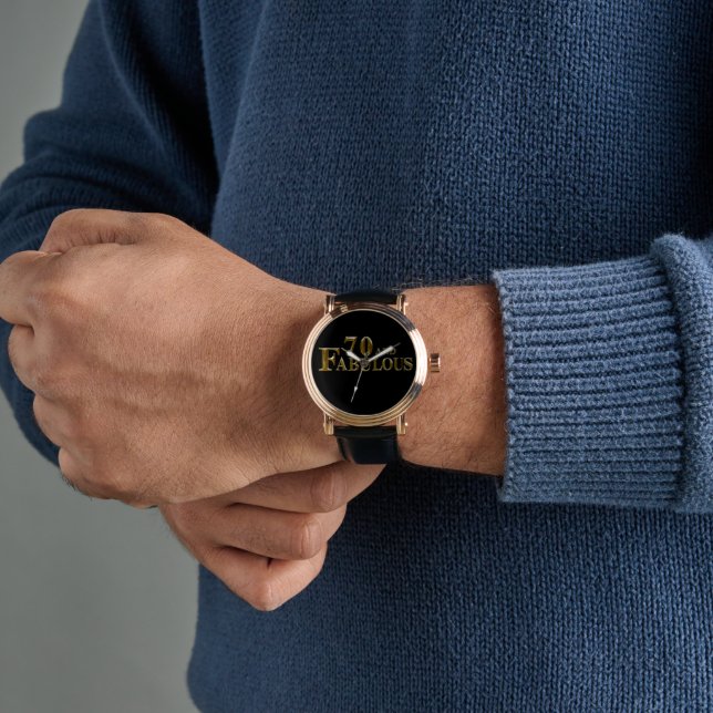 Reloj De Pulsera 70 cumpleaños (Muñeca)