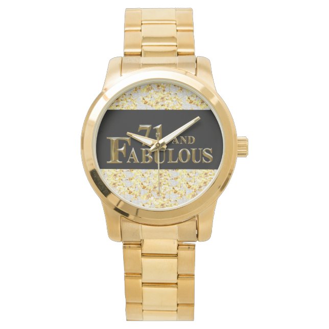 Reloj De Pulsera 71 cumpleaños (Anverso)