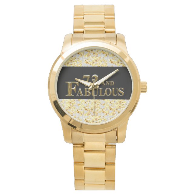 Reloj De Pulsera 72 cumpleaños (Anverso)
