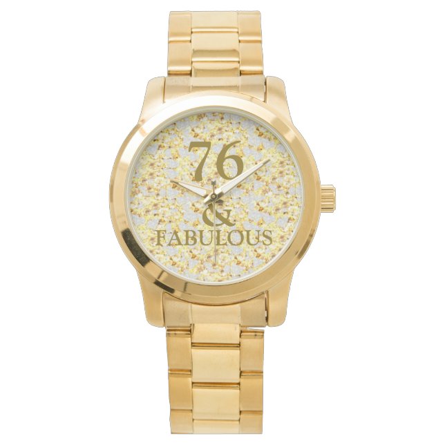 Reloj De Pulsera 76 cumpleaños (Anverso)