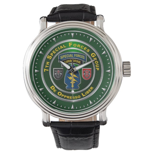 Reloj De Pulsera 7.º Grupo de Fuerzas Especiales (Anverso)