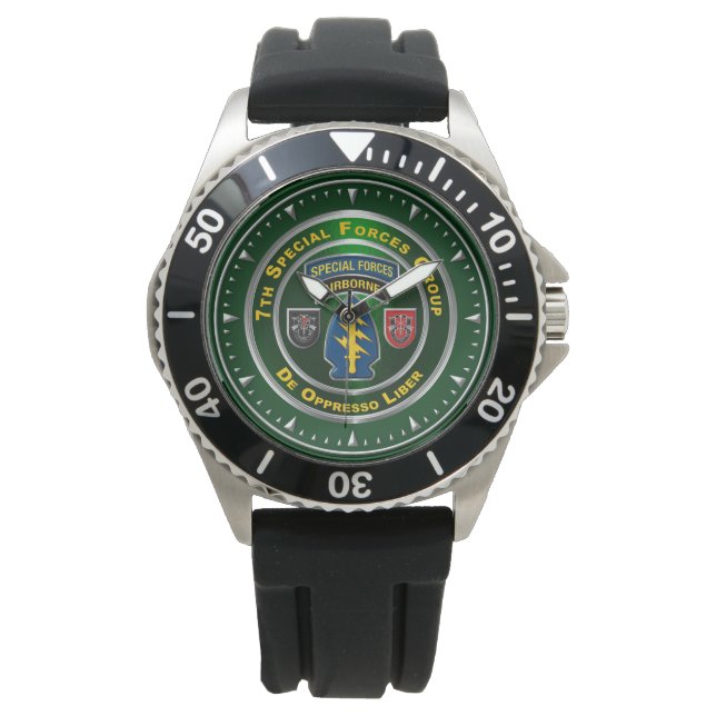 Reloj De Pulsera 7.º Grupo de Fuerzas Especiales (Anverso)