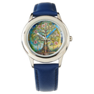 Reloj De Pulsera 7 Chakra Blossoming Tree Of Life