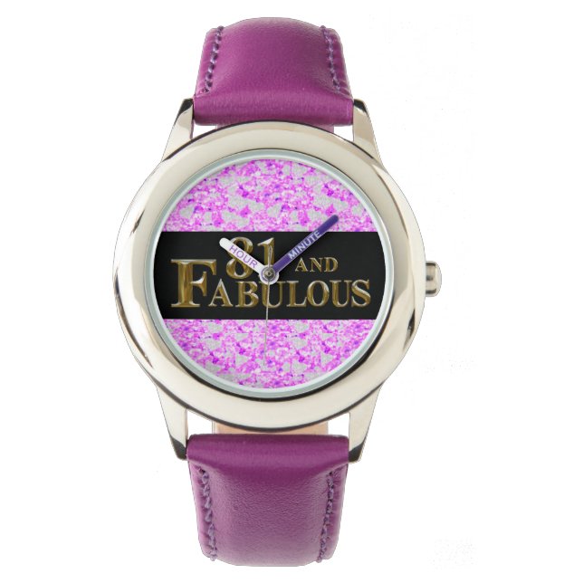 Reloj De Pulsera 81 cumpleaños (Anverso)