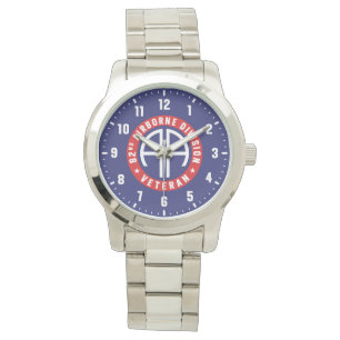 Reloj De Pulsera 82.ª División Aérea Veterana Acero Inoxidable
