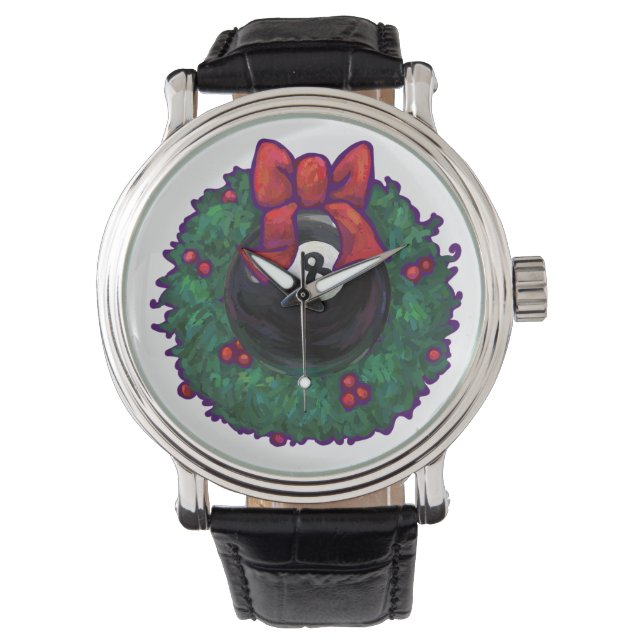Reloj De Pulsera 8 Navidades de bolas (Anverso)