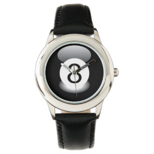 Reloj De Pulsera 8 Piscina Ball Billiards Watch