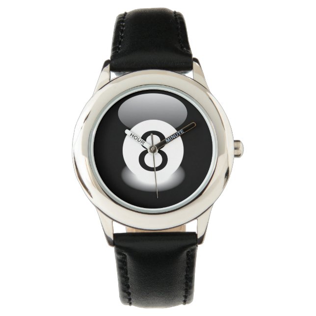 Reloj De Pulsera 8 Piscina Ball Billiards Watch (Anverso)