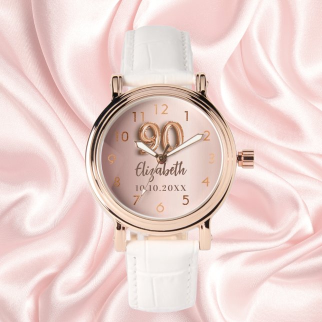 Reloj De Pulsera 90.º rosa de oro (Subido por el creador)