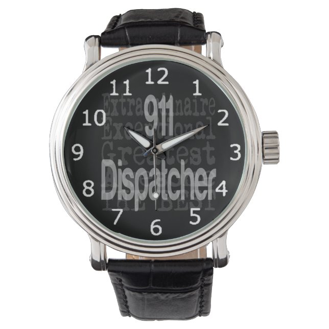 Reloj De Pulsera 911 Extraordinaria de Dispatcher (Anverso)