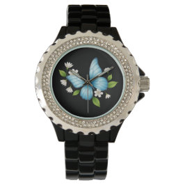 Reloj De Pulsera A blue butterfly eWatch Watch