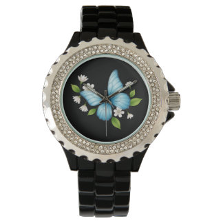 Reloj De Pulsera A blue butterfly eWatch Watch