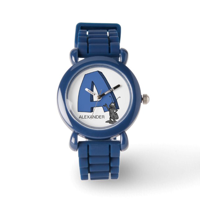 Reloj De Pulsera A es para ___ nombre personalizado de niño (Anverso)