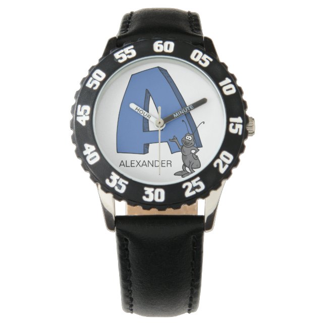 Reloj De Pulsera A es para ___ nombre personalizado de niño (Anverso)