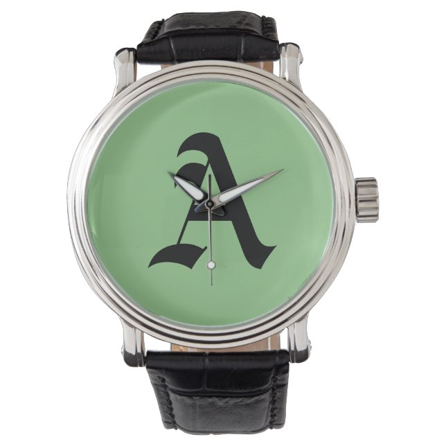 Reloj De Pulsera "A" Inicial (Anverso)