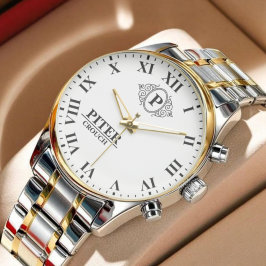 Reloj De Pulsera A simple Personalized Name Initial Monogram