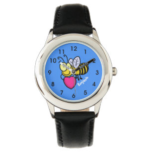 Reloj De Pulsera Abeja graciosa y linda con ilustracion personaliza