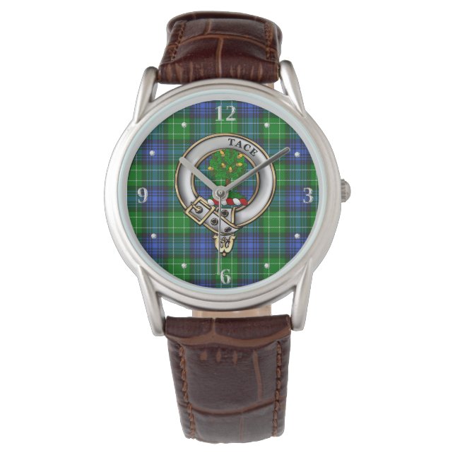 Reloj De Pulsera Abercrombie Clan Badge & Tartan Watch (Anverso)