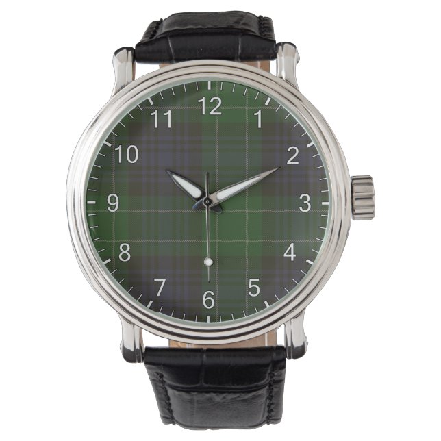 Reloj De Pulsera Abercrombie Clan Tartan (Anverso)